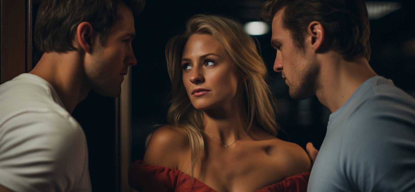 Swingers Club - photorealistic-scene-non-monogamous-relationship