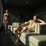 Swingers Club - Young couple in the room